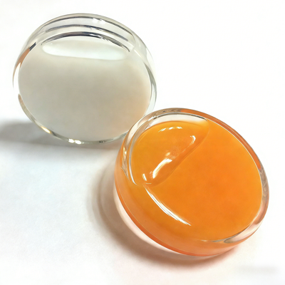 High Strength Clothing Liquid Glass Buttons 10mm - 40mm Size With 2mm Threading Hole